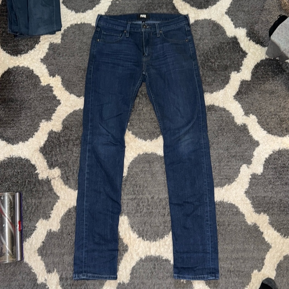 Paige Lennox vintage jeans. Dark blue wash, men’s size 29